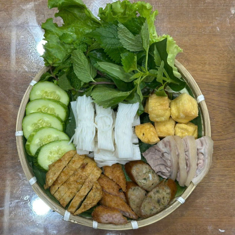 Bún Đậu Mắm Tôm, Thịt, Chả, Nem, Dồi Thơm Ngon Chuẩn
