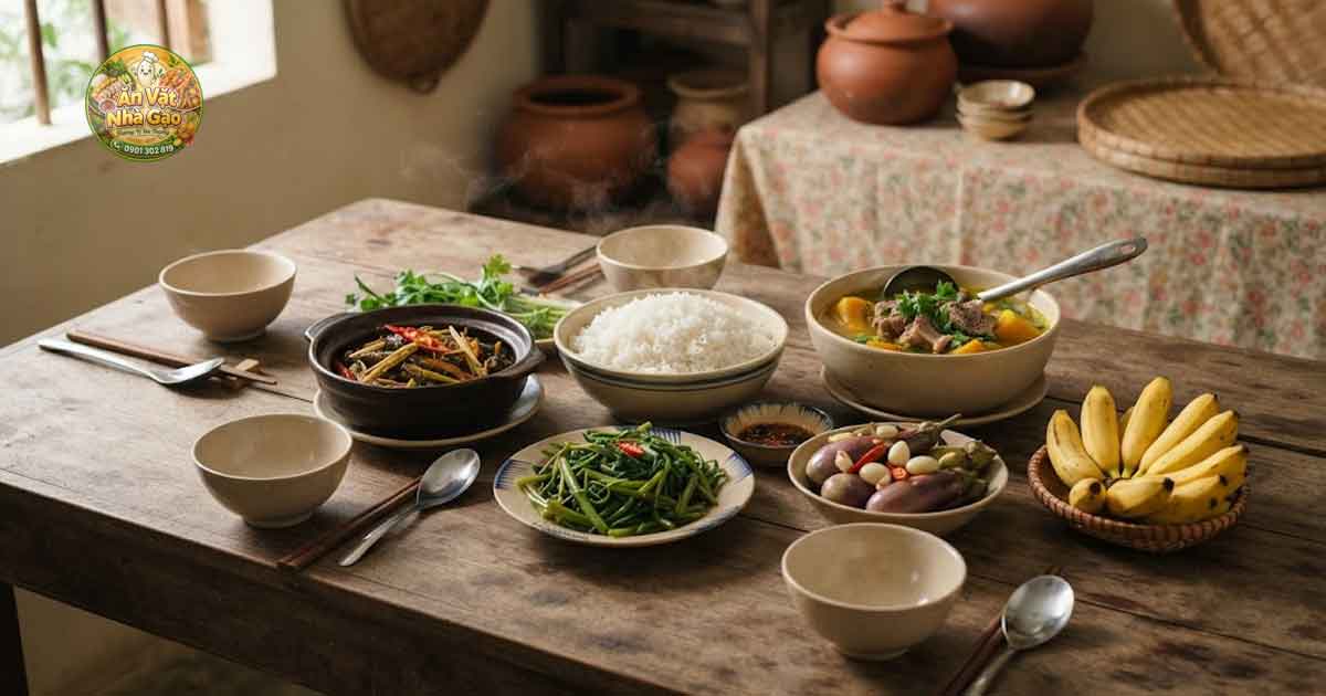 Thực Đơn Bữa Tối Cho 4 Người Chỉ 120.000 Đồng – Đậm Đà Hương Vị Gia Đình Việt
